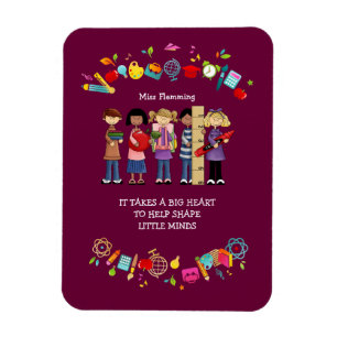 Ímã Presente de Nome Personalizado de Apreciação do Pr