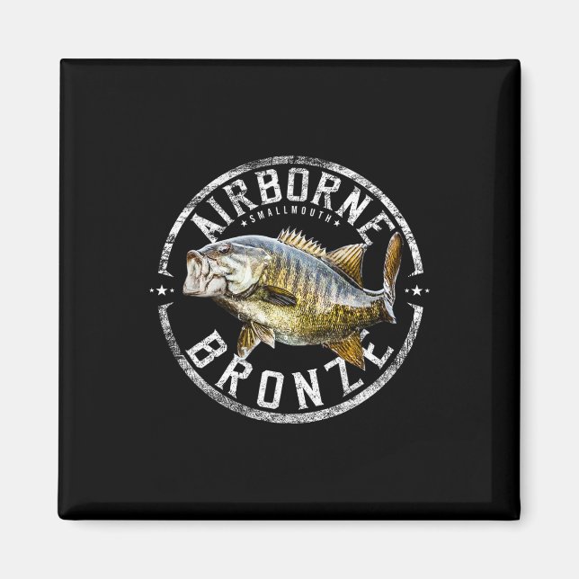 Imã Presente de pesca com boca pequena para homens e m (Frente)
