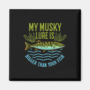 Imã Presente de pesca de musk Muskie isca muskellunge