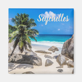 Imã Presente de praia Mahe Seychelles Carana