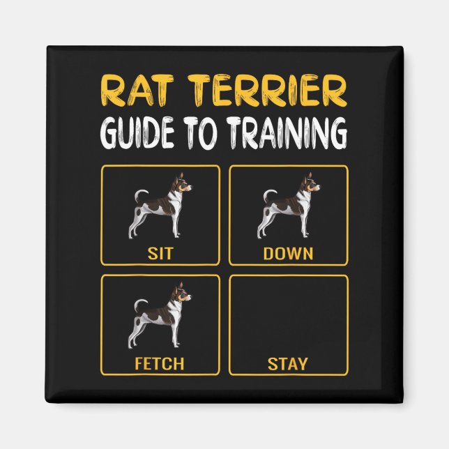 Imã Presente de Proprietário de Rat Terriers Temático  (Frente)