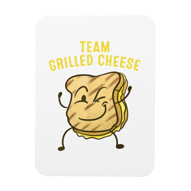 Ímã Presente de Queijo Grelhado da Equipe Legal, Esqua (Vertical)