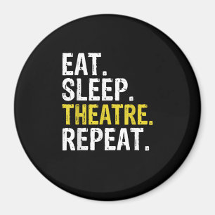 Imã Presente de Repetição do Ator do Teatro de Repou