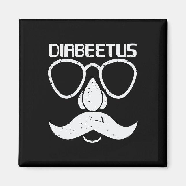 Imã Presente de Sensibilização para a Diabetes Diabete (Frente)