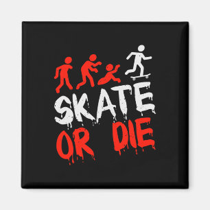 Imã Presente de Skate Skateboarder Skate Ou Morra Skat