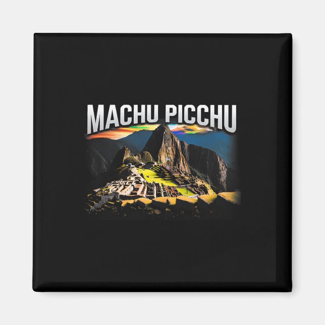 Imã Presente de Souvenir de Viagem de Caminhada Machu  (Frente)