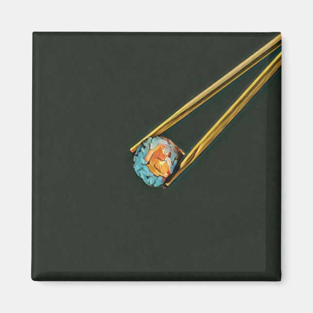 Imã presente de sushi legal (Frente)