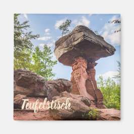 Imã Presente de Teufelstisch Hinterweidenthal Pfalz Al