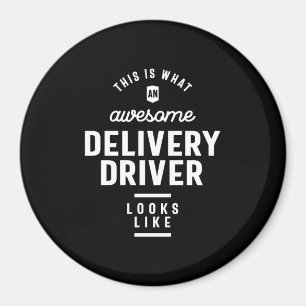 Imã Presente de Título de Tarefa de Driver de Entrega