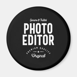 Imã Presente de Trabalho do Editor de Fotografias