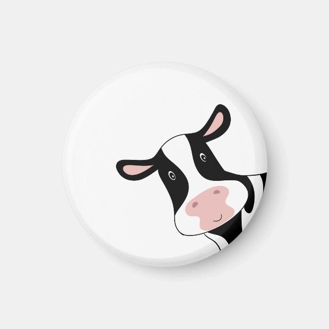 Imã Presente de vaca, ímã de vaca fofo. tema vaca (Frente)