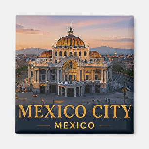Imã ✈️ Presente de Viagem Cidade do México 🌵