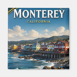 Imã Presente de viagem costeira Cannery Row de Montere