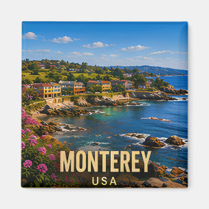 Imã Presente de viagem da costa pacífica de Monterey C