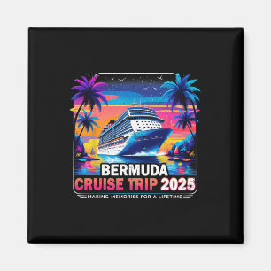 Imã Presente de Viagem de Cruzeiro pelas Bermudas 2025