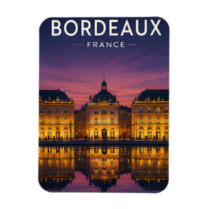 Ímã Presente de Viagem Histórico de Bordéus França