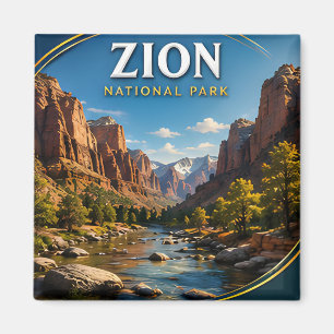 Imã Presente de viagem para Zion National Park Angels