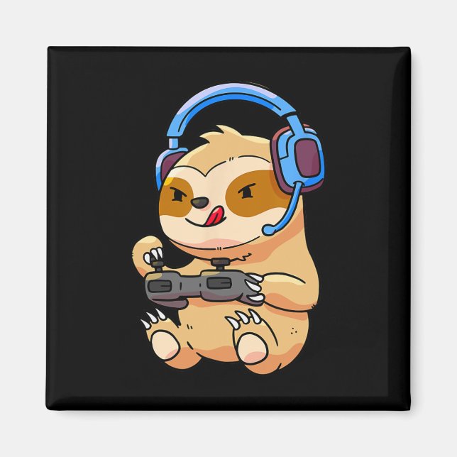 Imã Presente de Video Game para Preguiçoso de Jogos  (Frente)