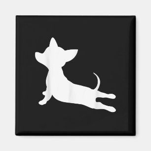 Imã presente de yoga chiweenie, chihuahua dachshund