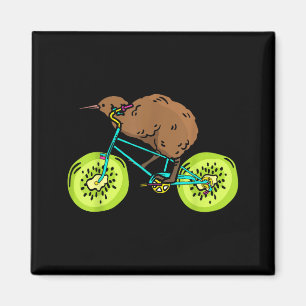 Imã Presente Divertido de Ciclismo para Kiwi da Nova Z
