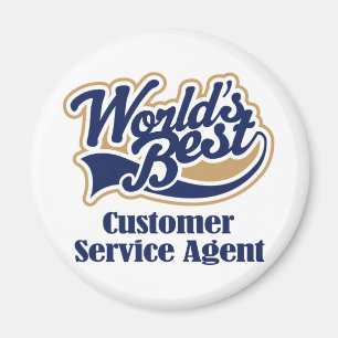 Imã Presente do agente de atendimento ao cliente