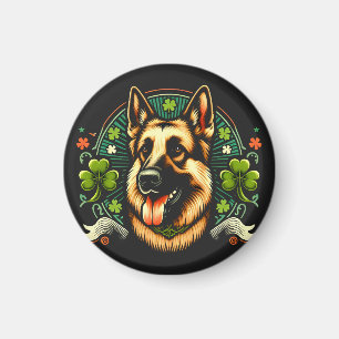 Imã Presente do cão pastor do Dia de São Patrício do g