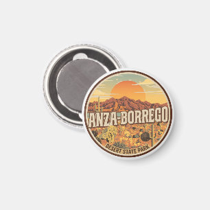 Imã Presente do deserto do Vintage Anza Borrego Desert