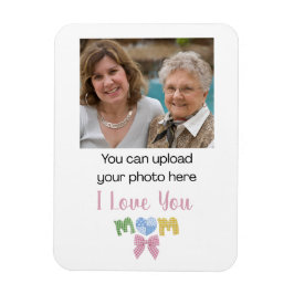 Ímã Presente do Dia das Mães Patchwork Mamãe Foto Pers