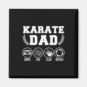 Imã Presente do Dia dos Pais Karate Pai Dirige Paga Pa