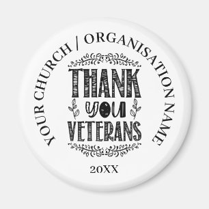 Imã Presente do Dia dos Veteranos Patrióticos