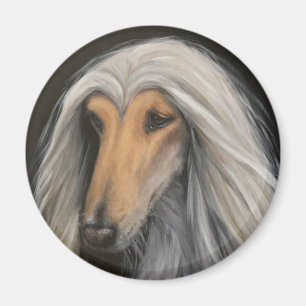 Imã Presente do galgo afegão