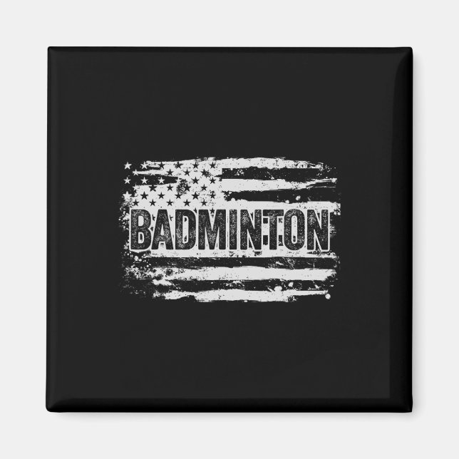 Imã Presente do Jogador de Badminton (Frente)