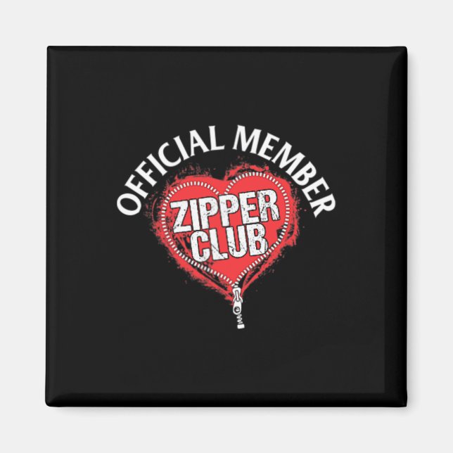 Imã Presente do Membro do Clube Zipper Oficial de Ciru (Frente)
