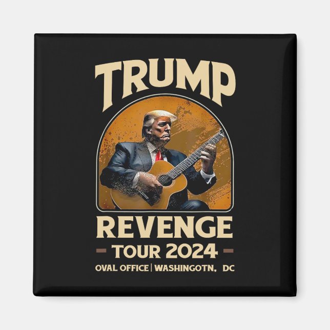 Imã Presente Donald Trump 2024 Para Republicano Estado (Frente)