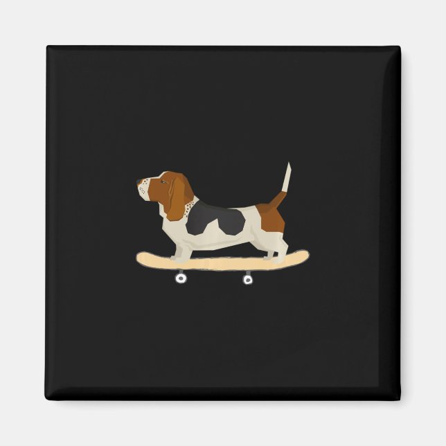 Imã Presente engraçado de cachorro de estimação de ska (Frente)