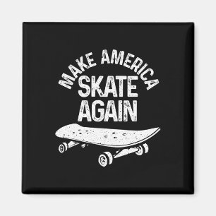 Imã Presente engraçado de skate para homens e mulheres