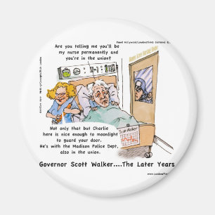 Imã Presente engraçado do governador Scott Walker Cami