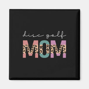Imã Presente engraçado para mães que amam Disc Golf, p