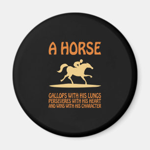Imã Presente Equestre   Galoços de cavalos