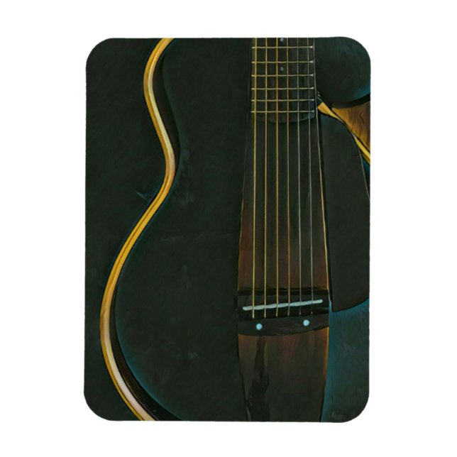 Ímã Presente guitarrista latino (Vertical)