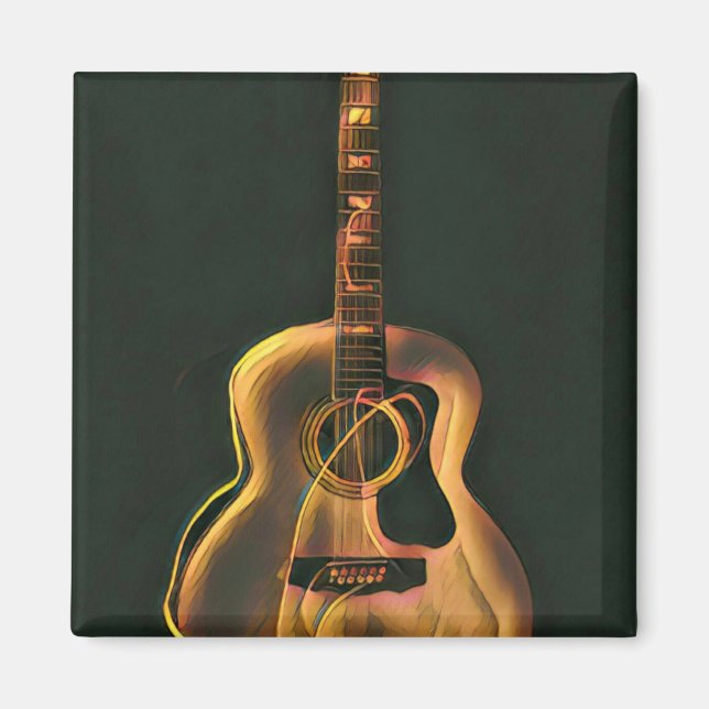 Imã presente guitarrista legal (Frente)