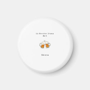 Imã Presente irlandês, parabéns, Slainte, presente de