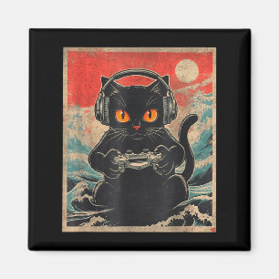 Imã Presente Japonês de Jogos de Anime Fofo Gato Kawai