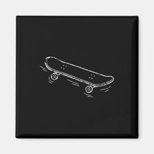 Imã Presente Legal Skate Esportivo Estiloso Skateboard