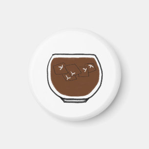 Imã Presente Minimalista de Café Gelado