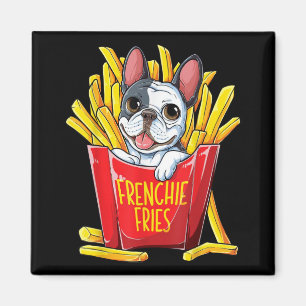 Imã Presente no cão Fries franceses