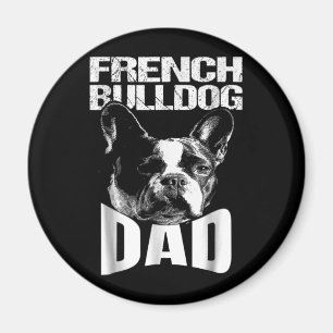 Imã Presente no cão Pai francês Bulldog