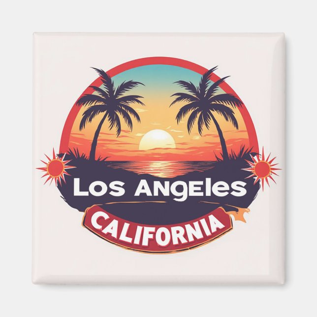 Imã Presente Orgulho da Cidade de Los Angeles EUA Para (Frente)