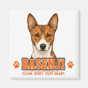 Imã 🐾 Presente para Amante de Cães Basenji 🐾