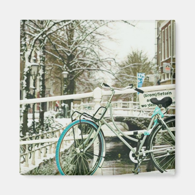 Imã Presente para amante de ciclismo (Frente)